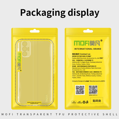 For vivo Y22 / Y22s MOFI Ming Series Ultra-thin TPU Phone Case(Transparent) - vivo Cases by MOFI | Online Shopping UK | buy2fix