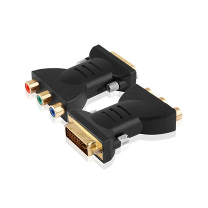 Gold Plated DVI-I 24+5 Male to 3 RCA Gold-plated Video Audio AV Component Converter by buy2fix
