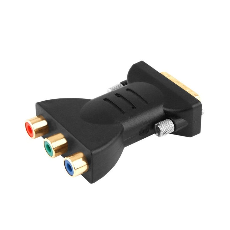 Gold Plated DVI-I 24+5 Male to 3 RCA Gold-plated Video Audio AV Component Converter by buy2fix