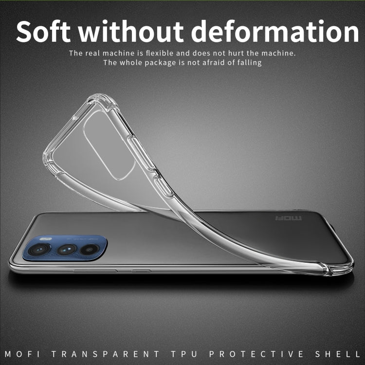 For Motorola Moto Edge 30 MOFI Ming Series Ultra-thin TPU Phone Case(Transparent) - Motorola Cases by MOFI | Online Shopping UK | buy2fix
