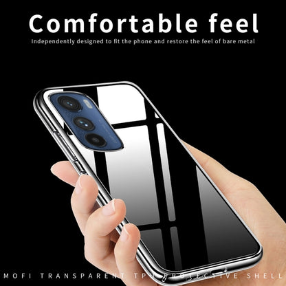 For Motorola Moto Edge 30 MOFI Ming Series Ultra-thin TPU Phone Case(Transparent) - Motorola Cases by MOFI | Online Shopping UK | buy2fix