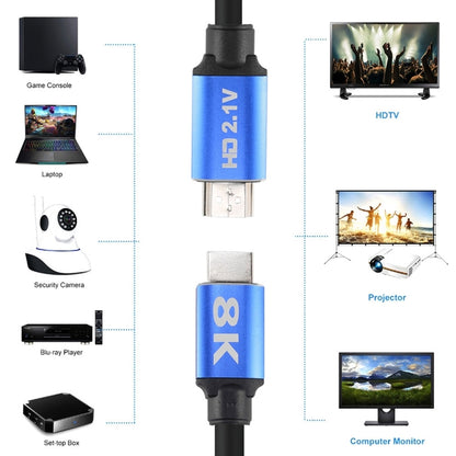 HD08 8K Ultra Clear HDMI 2.1 TV Computer Projection Set-top Box HDMI Cable 5M by buy2fix