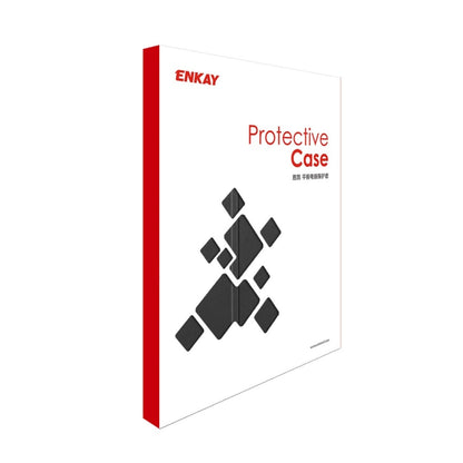 For iPad 2025 / 2022 ENKAY Tri-fold Custer Texture Leather Stand Smart Case(Dark Green) - iPad 2025 / 2022 Cases by ENKAY | Online Shopping UK | buy2fix