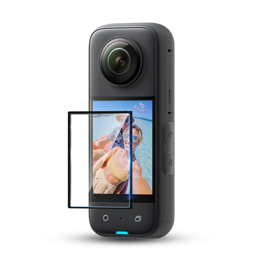 For Insta360 X3 2pcs Transparent HD Curved Protective Film - Protective Film & Stickers by buy2fix | Online Shopping UK | buy2fix