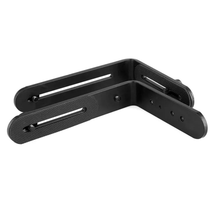 NST-6494 Aluminum Alloy 1/4 inch Hot Shoe Adapter Camera Double L shape Camera Flash Bracket by buy2fix