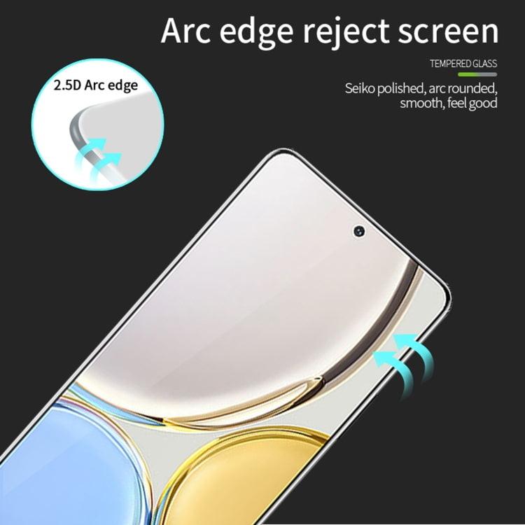 For Huawei Nova Y90 PINWUYO 9H 2.5D Full Screen Tempered Glass Film(Black) - Huawei Tempered Glass by PINWUYO | Online Shopping UK | buy2fix