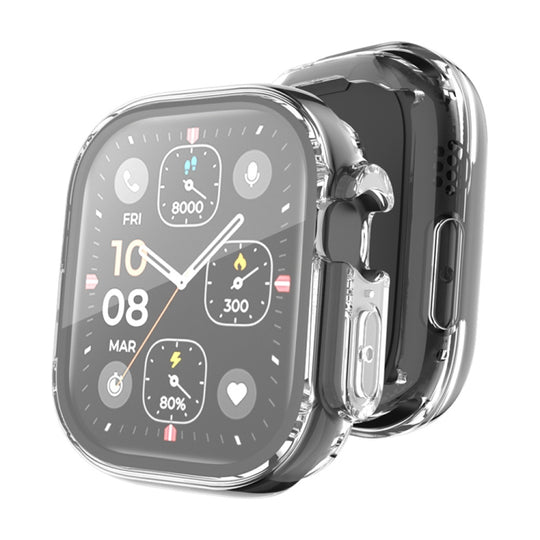 For Apple Watch Ultra 4 / 3 / 2 / 1 49mm ENKAY Full Coverage Transparent Soft TPU Case with Screen Film