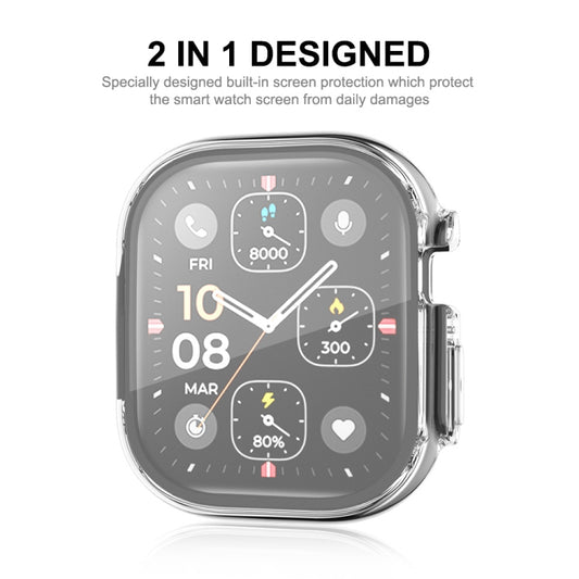 For Apple Watch Ultra / Ultra 2 49mm ENKAY Full Coverage Transparent Soft TPU Case with Screen Film - Watch Cases by ENKAY | Online Shopping UK | buy2fix