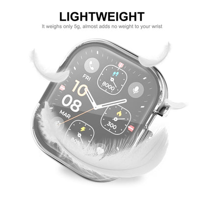 For Apple Watch Ultra / Ultra 2 49mm ENKAY Full Coverage Transparent Soft TPU Case with Screen Film - Watch Cases by ENKAY | Online Shopping UK | buy2fix