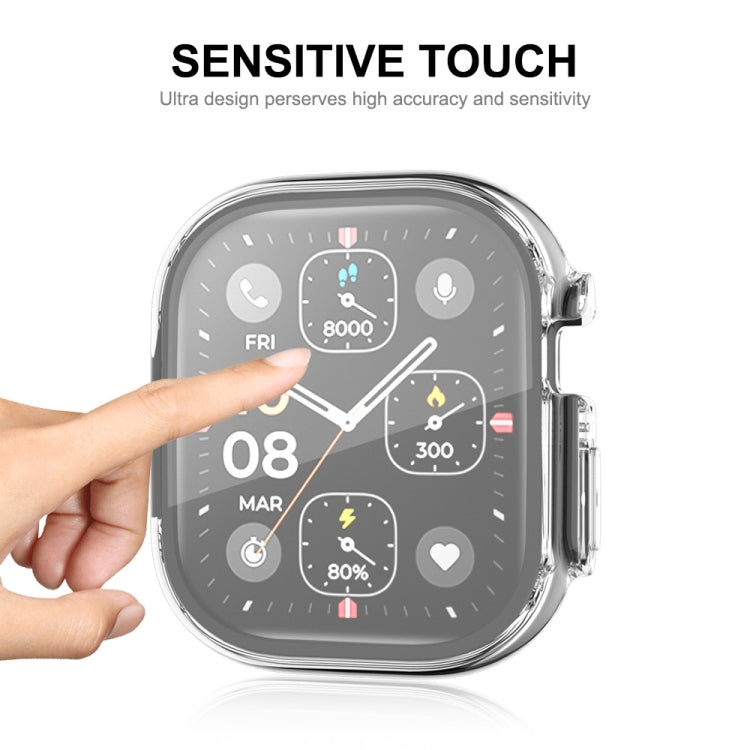 For Apple Watch Ultra / Ultra 2 49mm ENKAY Full Coverage Transparent Soft TPU Case with Screen Film - Watch Cases by ENKAY | Online Shopping UK | buy2fix