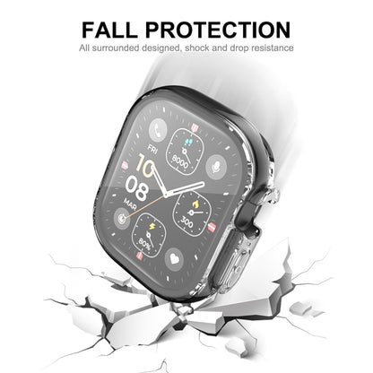 For Apple Watch Ultra / Ultra 2 49mm ENKAY Full Coverage Transparent Soft TPU Case with Screen Film - Watch Cases by ENKAY | Online Shopping UK | buy2fix