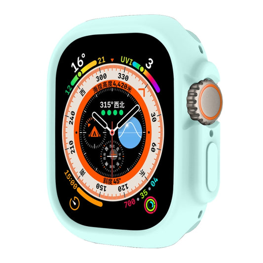 For Apple Watch Ultra 3 / 2 / 1 49mm ENKAY Solid Color Protective Soft TPU Frame Case(Light Blue) - Watch Cases by ENKAY | Online Shopping UK | buy2fix