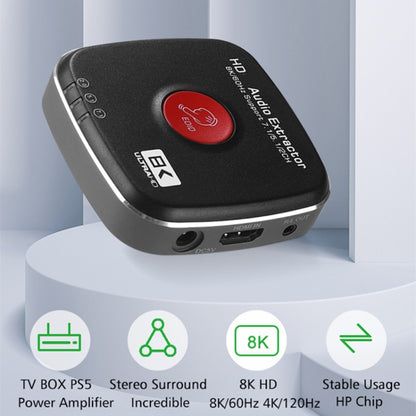 AYSA-11V21 8K/60Hz YbCr420 HDR10 Output 7.1 HDMI8K Audio Separator 2.1 Audio separator by buy2fix