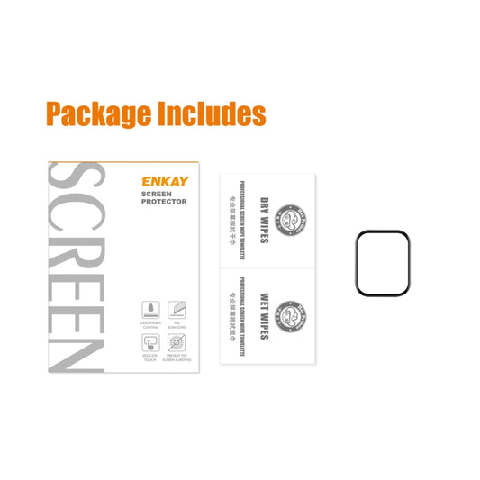 1pcs For Amazfit GTS 4 ENKAY 3D Full Coverage Soft PC Edge + PMMA HD Screen Protector Film - Screen Protector by ENKAY | Online Shopping UK | buy2fix