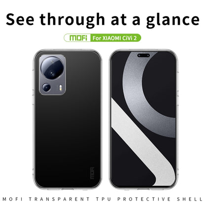 For Xiaomi Civi 2 MOFI Ming Series Ultra-thin TPU Phone Case(Transparent) - Xiaomi Cases by MOFI | Online Shopping UK | buy2fix