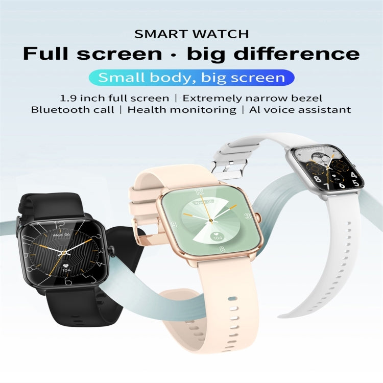 KT65 1.9 inch Color Screen Smart Watch,Support Heart Rate Monitoring/Blood Pressure Monitoring(Black) - Smart Wristbands by buy2fix | Online Shopping UK | buy2fix