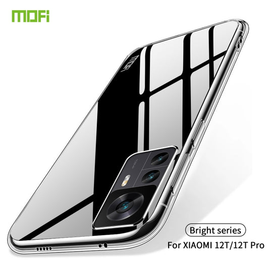 For Xiaomi 12T / 12T Pro MOFI Ming Series Ultra-thin TPU Phone Case(Transparent) - Xiaomi Cases by MOFI | Online Shopping UK | buy2fix