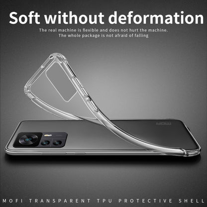 For Xiaomi 12T / 12T Pro MOFI Ming Series Ultra-thin TPU Phone Case(Transparent) - Xiaomi Cases by MOFI | Online Shopping UK | buy2fix
