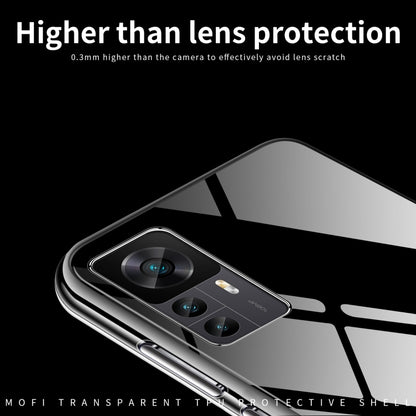 For Xiaomi 12T / 12T Pro MOFI Ming Series Ultra-thin TPU Phone Case(Transparent) - Xiaomi Cases by MOFI | Online Shopping UK | buy2fix