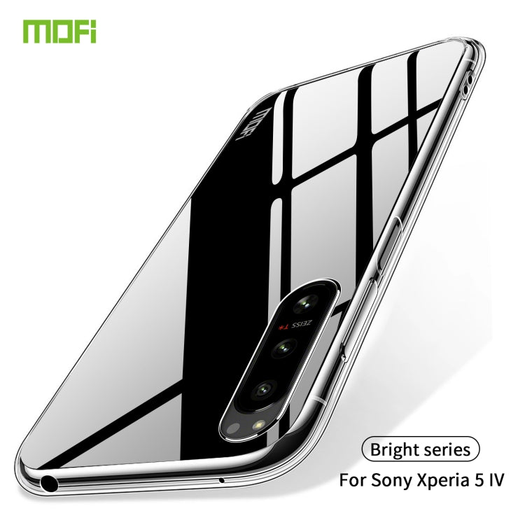 For Sony Xperia 5 IV MOFI Ming Series Ultra-thin TPU Phone Case(Transparent) - Sony Cases by MOFI | Online Shopping UK | buy2fix