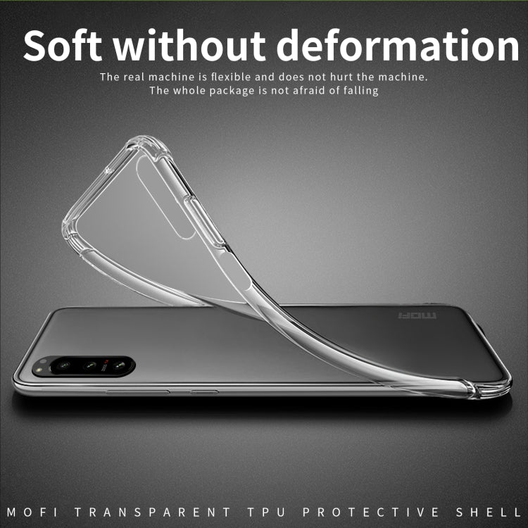 For Sony Xperia 5 IV MOFI Ming Series Ultra-thin TPU Phone Case(Transparent) - Sony Cases by MOFI | Online Shopping UK | buy2fix