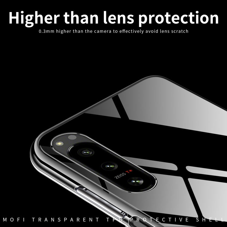 For Sony Xperia 5 IV MOFI Ming Series Ultra-thin TPU Phone Case(Transparent) - Sony Cases by MOFI | Online Shopping UK | buy2fix