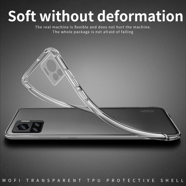 For Motorola Moto X30 Pro MOFI Ming Series Ultra-thin TPU Phone Case(Transparent) by MOFI