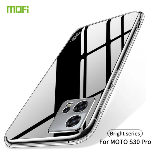 For Motorola Moto S30 Pro MOFI Ming Series Ultra-thin TPU Phone Case(Transparent) - Motorola Cases by MOFI | Online Shopping UK | buy2fix