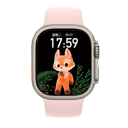 YS8 Ultra 2.05 inch Color Screen Smart Watch,Support Heart Rate Monitoring/Blood Pressure Monitoring(Pink) by buy2fix