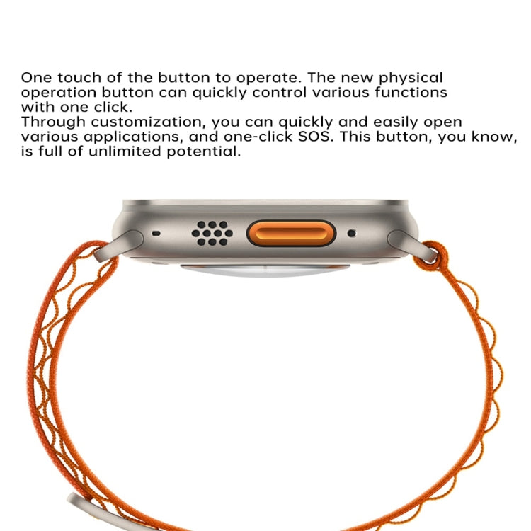 YS8 Ultra 2.05 inch Color Screen Smart Watch,Support Heart Rate Monitoring/Blood Pressure Monitoring(Pink) by buy2fix