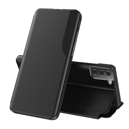For Samsung Galaxy S23 5G Attraction Flip Holder Leather Phone Case(Black) - Galaxy S23 5G Cases by buy2fix | Online Shopping UK | buy2fix