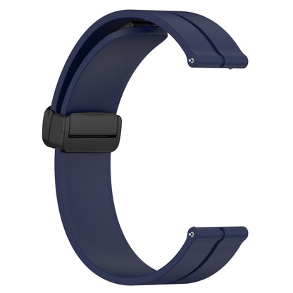For Amazfit GTR 4 22mm Solid Color Magnetic Clasp Silicone Watch Band(Midnight Blue) - Watch Bands by buy2fix | Online Shopping UK | buy2fix