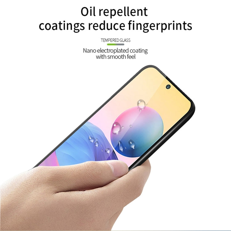 For Xiaomi 12T / 12T Pro / K50 Ultra MOFI 9H 3D Explosion-proof Curved Screen Tempered Glass Film(Black) -  by MOFI | Online Shopping UK | buy2fix