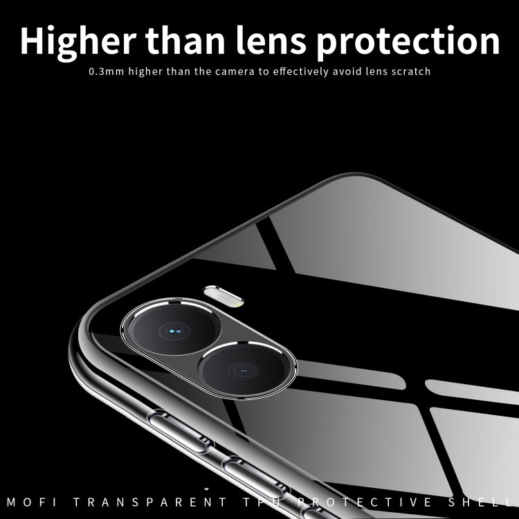 For Honor Play 40 Plus  5G MOFI Ming Series Ultra-thin TPU Phone Case(Transparent) - Honor Cases by MOFI | Online Shopping UK | buy2fix