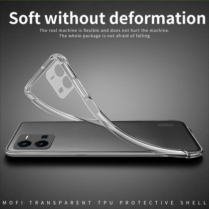For vivo Y35 4G MOFI Ming Series Ultra-thin TPU Phone Case(Transparent) - vivo Cases by MOFI | Online Shopping UK | buy2fix