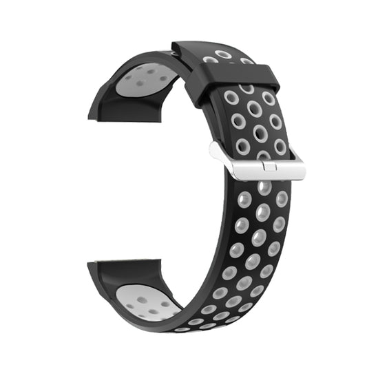 For Huawei Watch GT Cyber Two-Color Breathable Watch Band(Black+Grey) by buy2fix