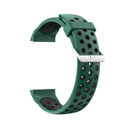 For Huawei Watch GT Cyber Two-Color Breathable Watch Band(Green+Black) by buy2fix
