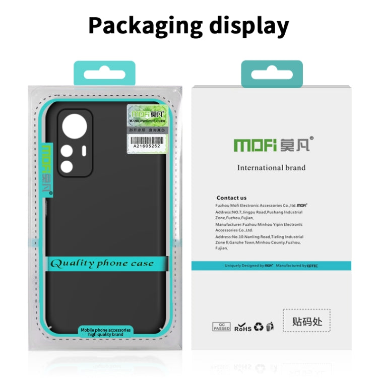 For Xiaomi 12s Ultra MOFI Micro Frosted PC Ultra-thin Hard Case(Blue) - Xiaomi Cases by MOFI | Online Shopping UK | buy2fix
