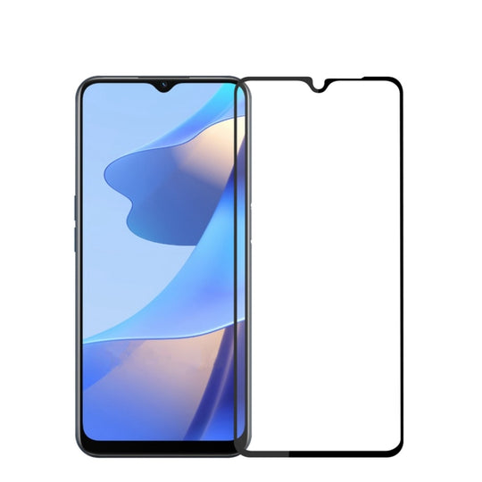 For Realme 10 5G PINWUYO 9H 2.5D Full Screen Tempered Glass Film(Black)