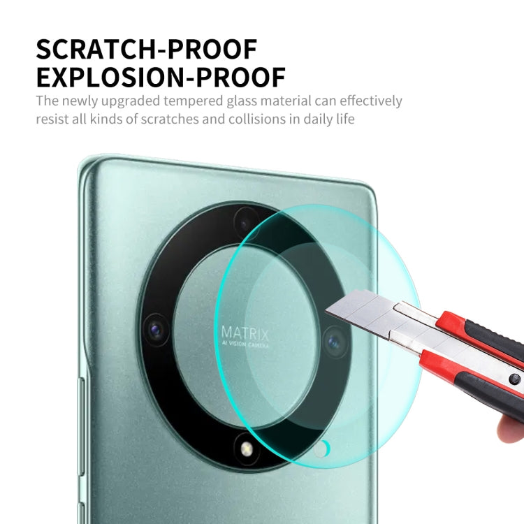 For Honor Magic5 Lite / X9A ENKAY Hat-Prince 0.2mm 9H Rear Camera Lens Tempered Glass Film by ENKAY