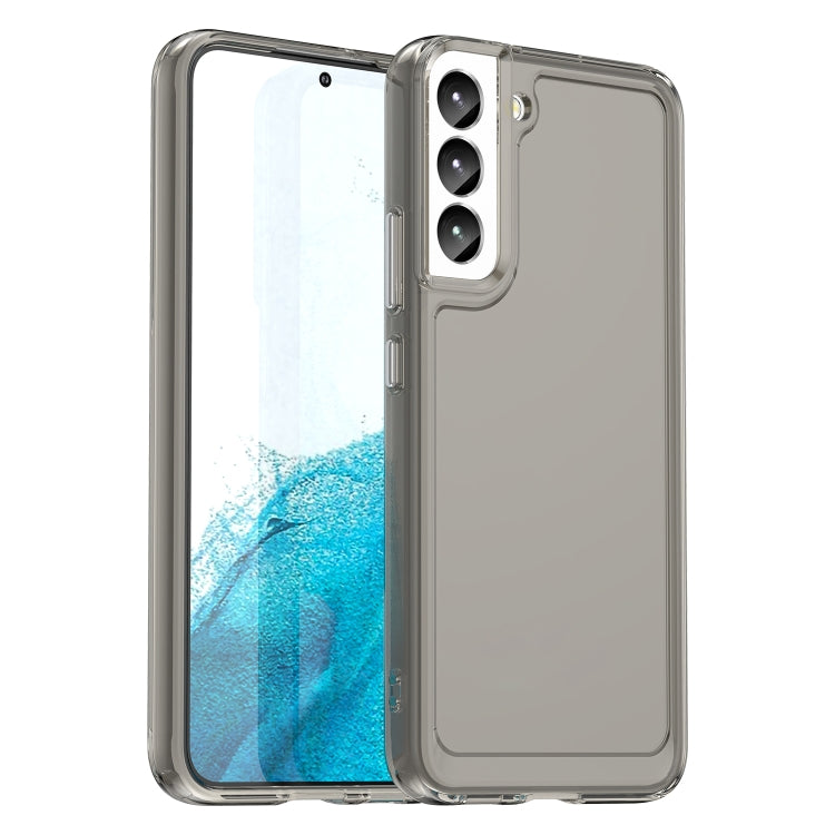For Samsung Galaxy S23 5G Candy Series TPU Phone Case(Transparent Grey) - Galaxy S23 5G Cases by buy2fix | Online Shopping UK | buy2fix
