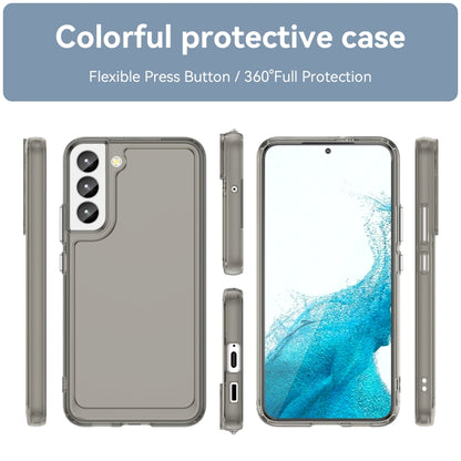 For Samsung Galaxy S23 5G Candy Series TPU Phone Case(Transparent Grey) - Galaxy S23 5G Cases by buy2fix | Online Shopping UK | buy2fix