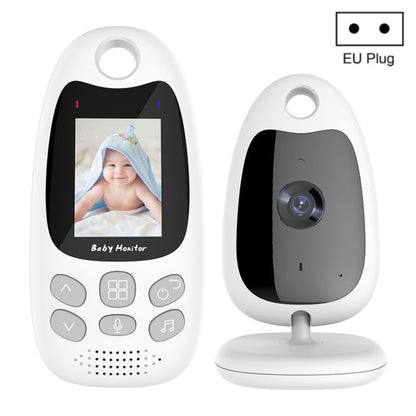 VB610 Baby Monitor Camera Wireless Two-way Talk Back Baby Night Vision IR Monitor(EU Plug) by buy2fix