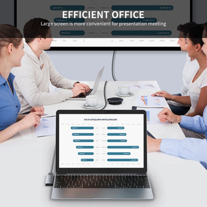 ENKAY Hat-Prince 5 in 2 Hub Type-C to 4K HDMI / USB 3.0 Docking Station Adapter by ENKAY