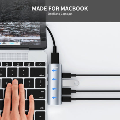 ENKAY Hat-Prince 5 in 2 Hub Type-C to 4K HDMI / USB 3.0 Docking Station Adapter by ENKAY