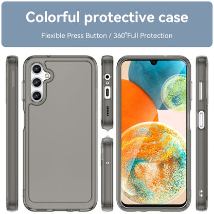 For Samsung Galaxy A14 5G Candy Series TPU Phone Case(Transparent Grey) by buy2fix