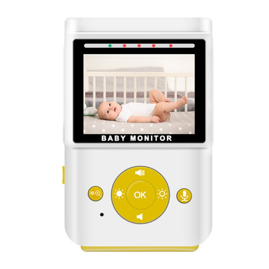 855P 2.4 inch Home Wireless Yellow Baby Monitor with Baby Surveillance Camera(US Plug) - Baby Monitor by buy2fix | Online Shopping UK | buy2fix