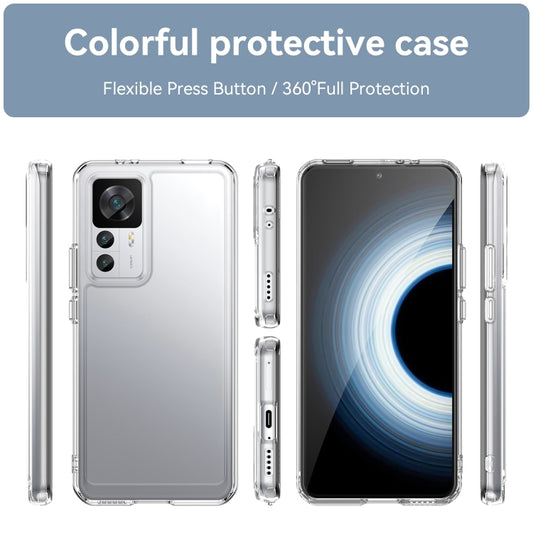 For Xiaomi 12T Pro Candy Series TPU Phone Case(Transparent) - Xiaomi Cases by buy2fix | Online Shopping UK | buy2fix