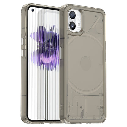 For Nothing Phone 1 Candy Series TPU Phone Case(Transparent Grey) - Nothing Cases by buy2fix | Online Shopping UK | buy2fix