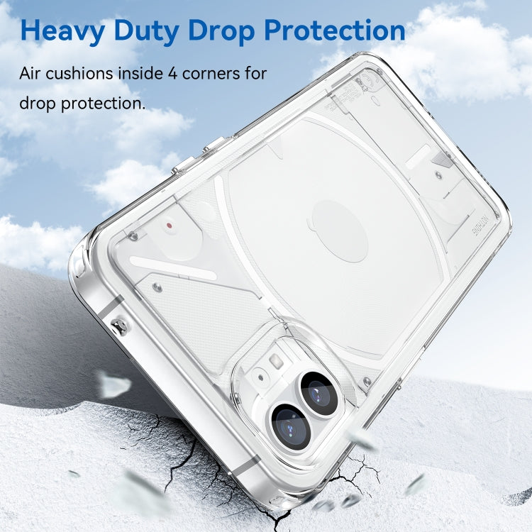 For Nothing Phone 1 Candy Series TPU Phone Case(Transparent) - Nothing Cases by buy2fix | Online Shopping UK | buy2fix